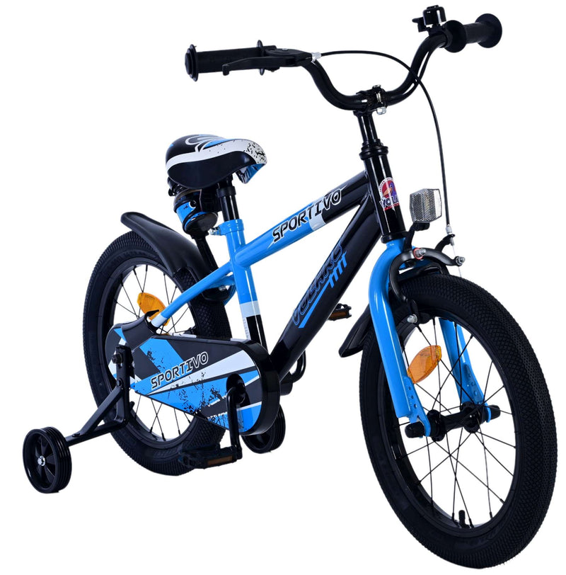 Load image into Gallery viewer, Volare sportivo kinderfiets - jongens - 16 inch - blauw zwart