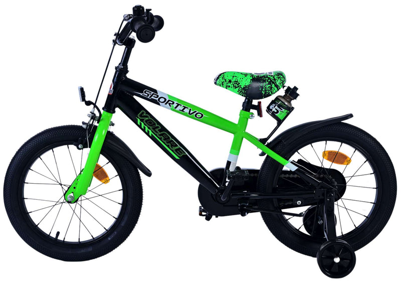Load image into Gallery viewer, Volare sportivo kinderfiets - jongens - 16 inch - groen zwart