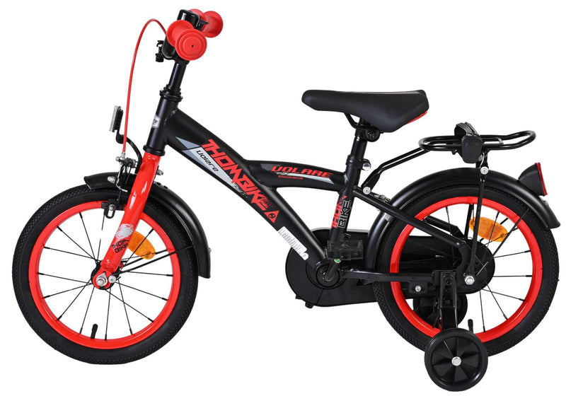 Load image into Gallery viewer, Volare thombike kinderfiets - jongens - 14 inch - zwart rood