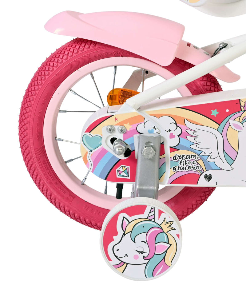 Load image into Gallery viewer, Volare unicorn kinderfiets - meisjes - 12 inch - wit