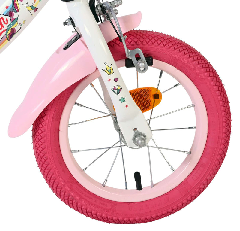 Load image into Gallery viewer, Volare unicorn kinderfiets - meisjes - 12 inch - wit