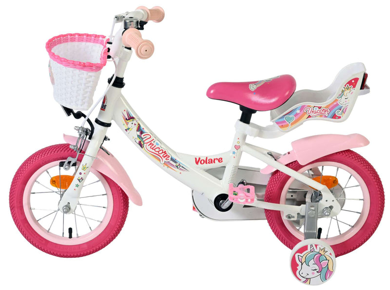 Load image into Gallery viewer, Volare unicorn kinderfiets - meisjes - 12 inch - wit
