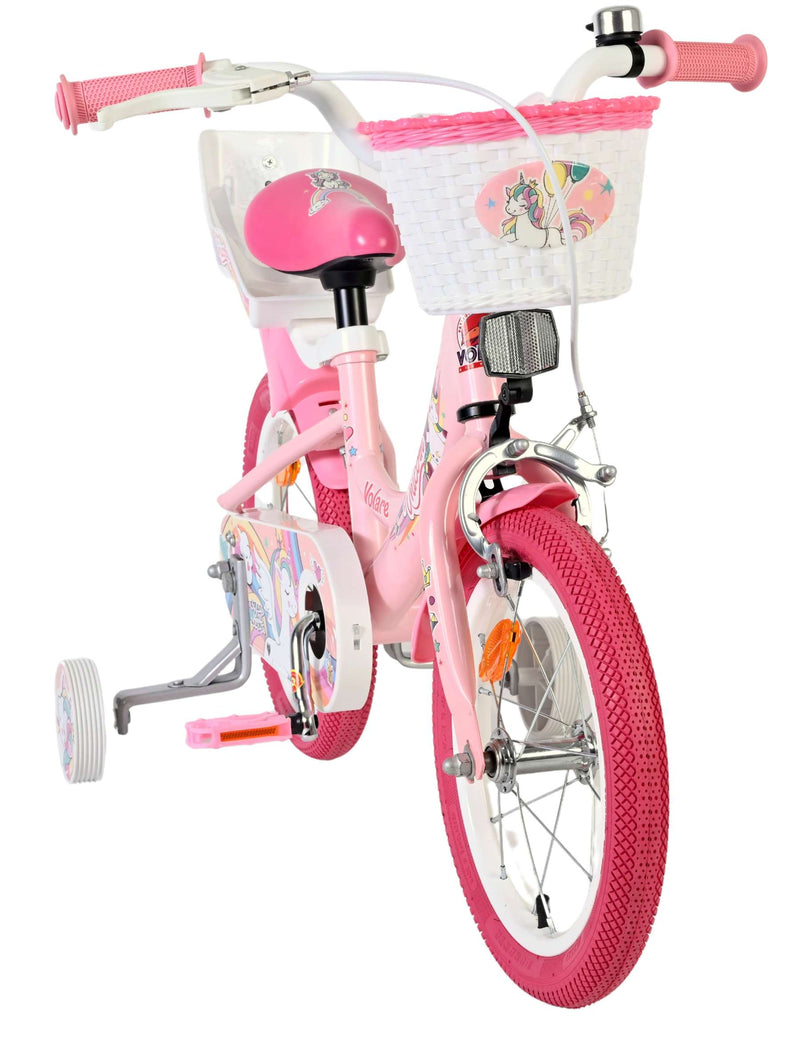 Load image into Gallery viewer, Volare unicorn kinderfiets - meisjes - 14 inch - roze
