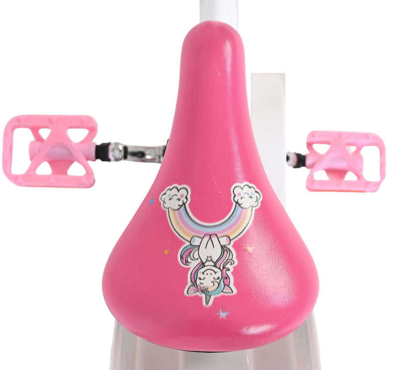 Afbeelding laden in galerijviewer, Volare unicorn kinderfiets - meisjes - 14 inch - wit