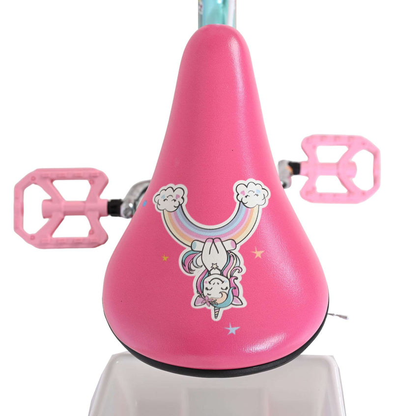 Laden Sie das Bild in Galerie -Viewer, Volare unicorn kinderfiets - meisjes - 16 inch - groen - twee handremmen