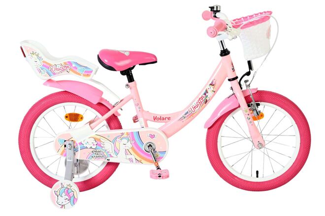 Load image into Gallery viewer, Volare unicorn kinderfiets - meisjes - 16 inch - roze