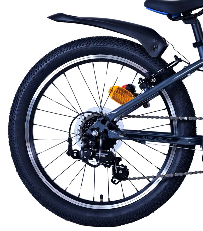 Load image into Gallery viewer, Volare xc race kinderfiets - 20 inch - 7 speed - blauw grijs