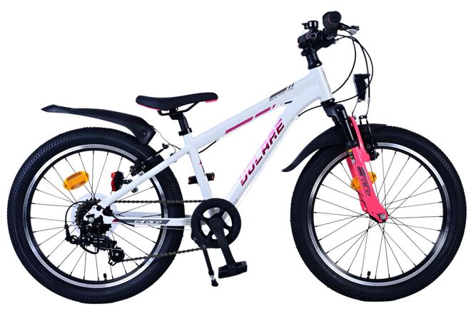 Load image into Gallery viewer, Volare xc race kinderfiets - 20 inch - 7 speed - wit roze