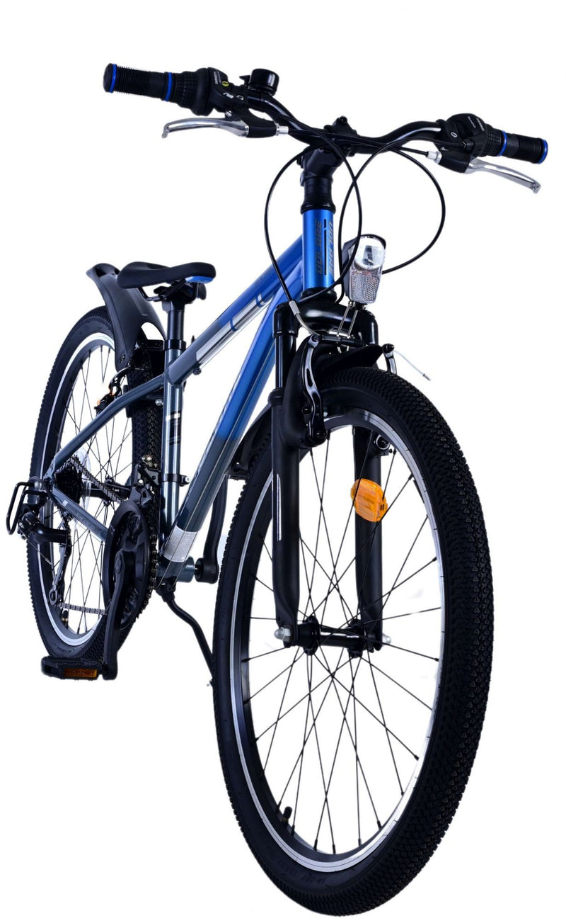 Load image into Gallery viewer, Volare xc race kinderfiets - 24 inch - 21 speed - blauw grijs