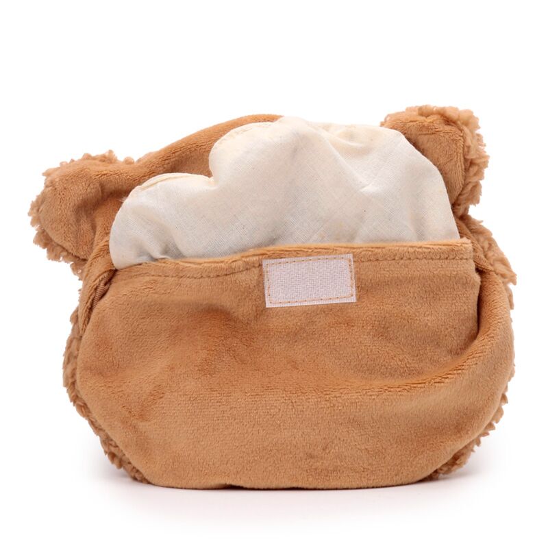 Laden Sie das Bild in Galerie -Viewer, Teddybeer rond pluche magnetron heatpack lavendel tarwe