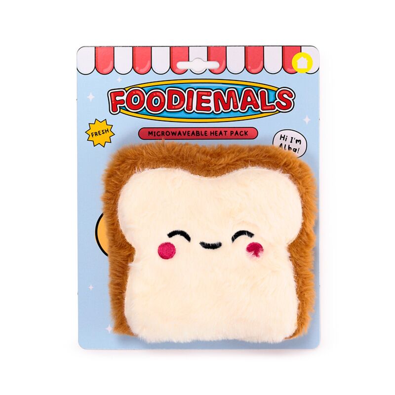 Cargue la imagen en el visor de la galería, Toast foodiemals pluche heatpack lavendel tarwe