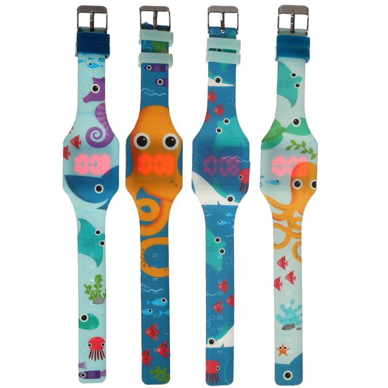 Load image into Gallery viewer, Splosh zeeleven digitaal siliconen horloge