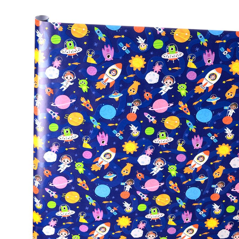 ギャラリービューアに画像をロードする, Astronaut 3m cadeaupapier rol