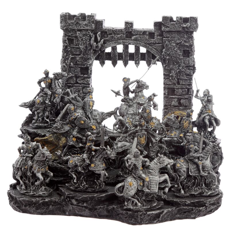 ギャラリービューアに画像をロードする, Middeleeuwse ridder miniatuur beeldjes
