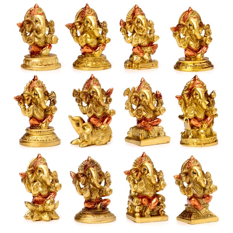 Cargue la imagen en el visor de la galería, Ganesh miniatuur beeldjes