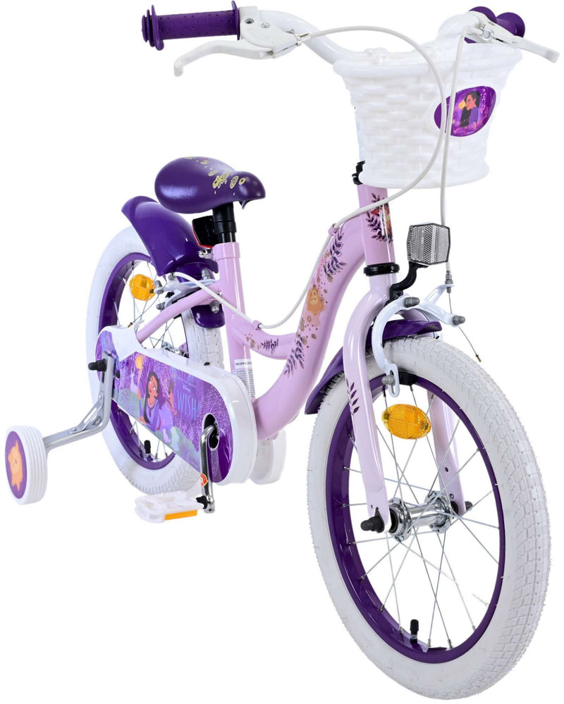 Load image into Gallery viewer, Wunsch disney wish kinderfiets - meisjes - 16 inch - paars - twee handremmen