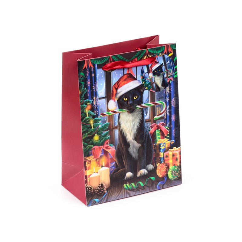 Load image into Gallery viewer, Lisa parker christmas krampus cat - cadeautasje medium