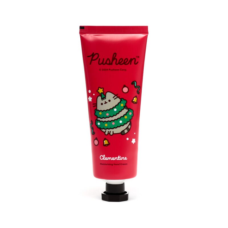 Load image into Gallery viewer, Union kerstmis pusheen de kat clementine hydraterende handcreme 75ml