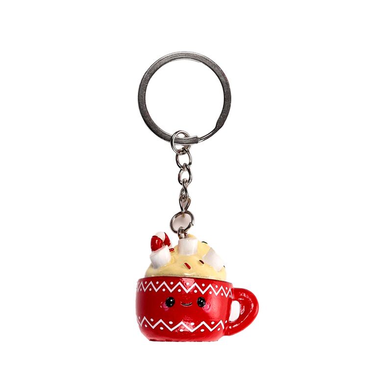 Load image into Gallery viewer, Foodiemals aspen de warme chocomel sleutelhanger
