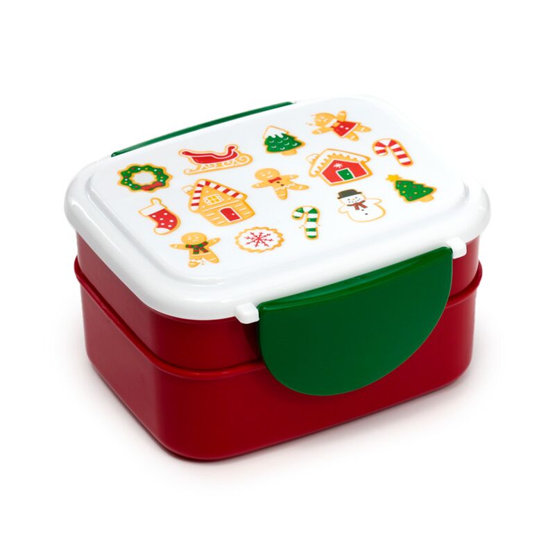 Cargue la imagen en el visor de la galería, Kerstmis baker street gingerbread clip bento box lunchtrommel