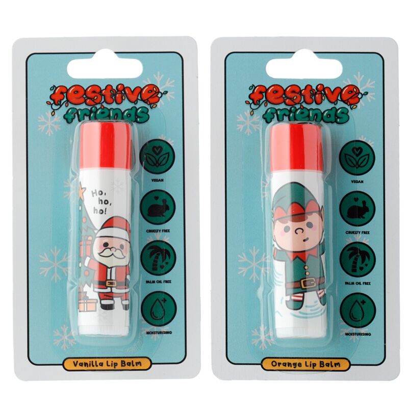 Cargue la imagen en el visor de la galería, Kerstelf kerstman lipbalsem stick - sinaasappel vanille