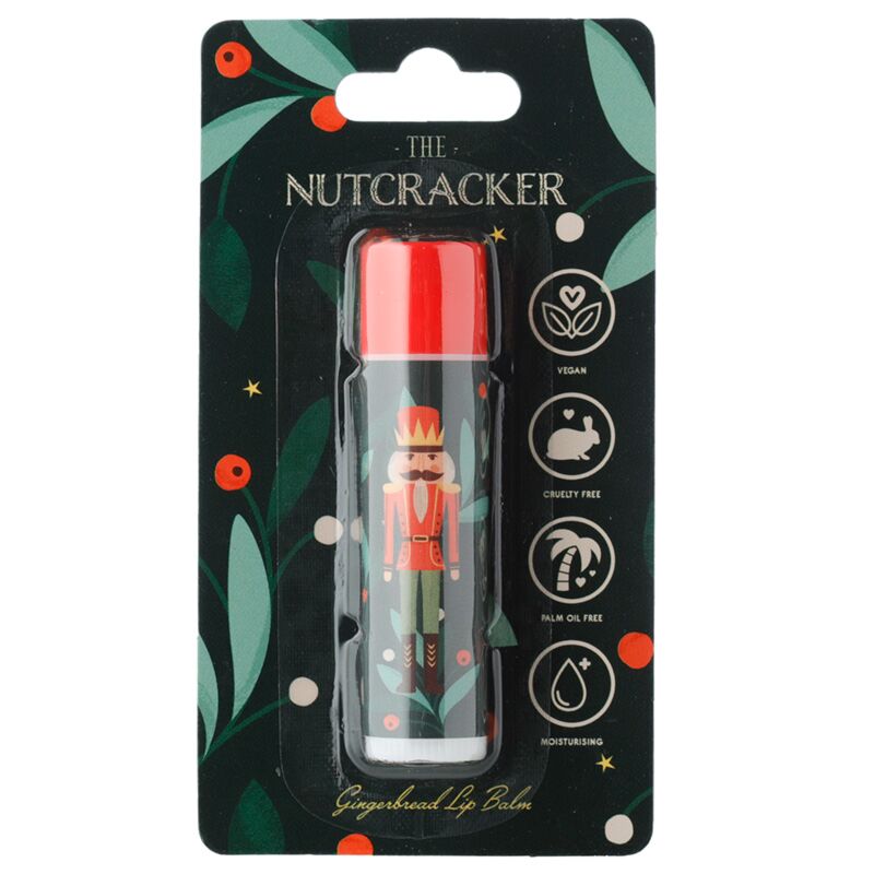 Cargue la imagen en el visor de la galería, Notenkraker kerstmis lipbalsem stick - gemberbrood