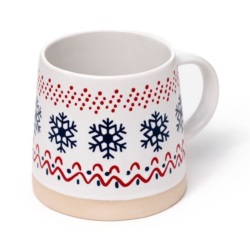 Cargue la imagen en el visor de la galería, Sneeuwvlok stoneware mok