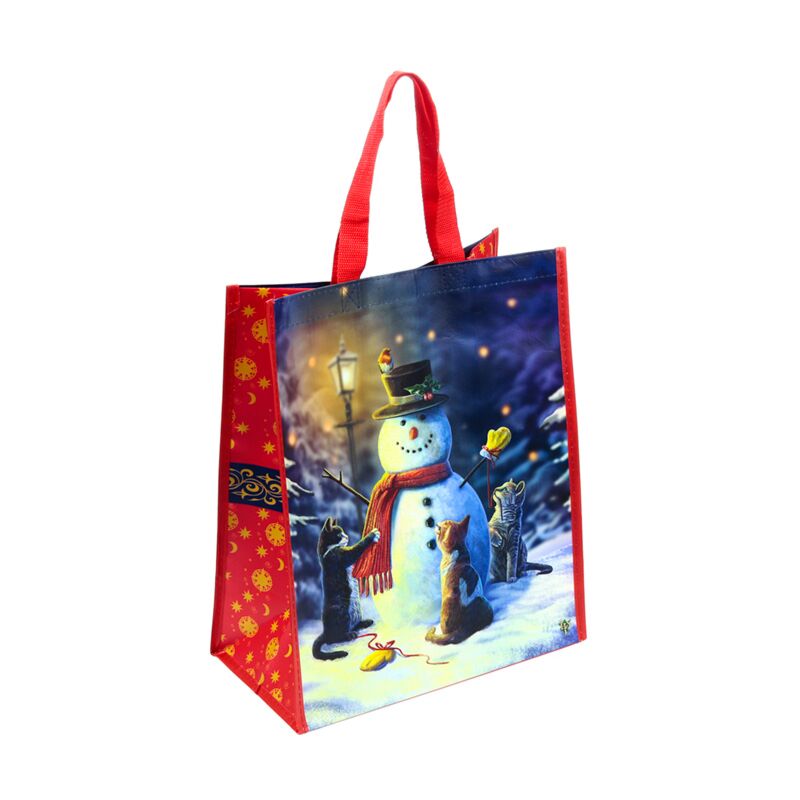 Load image into Gallery viewer, Hoppe lisa parker kerstmis katten sneewpop duurzame sr tas