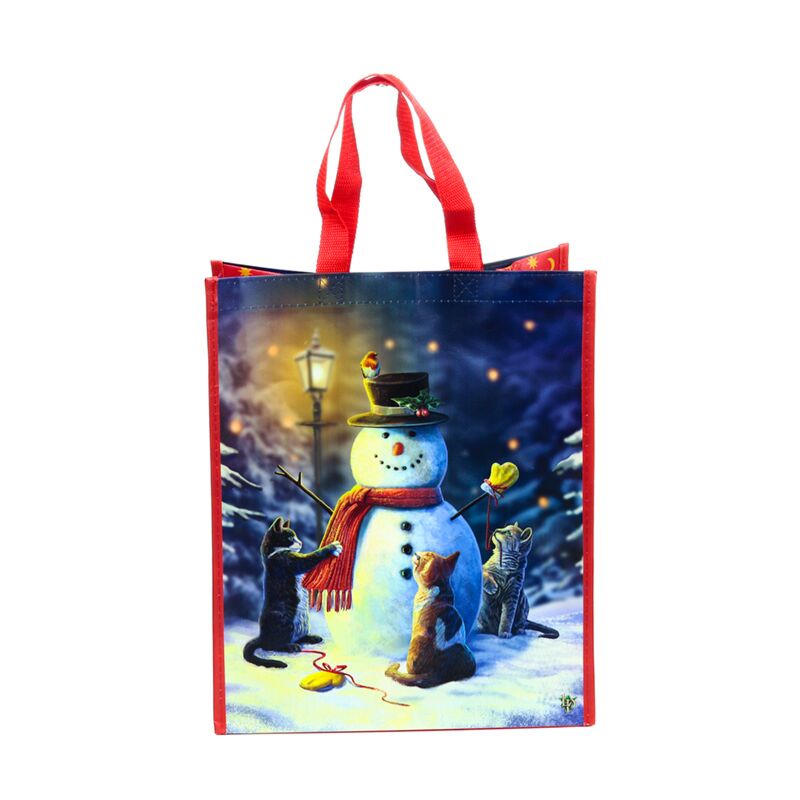Load image into Gallery viewer, Hoppe lisa parker kerstmis katten sneewpop duurzame sr tas