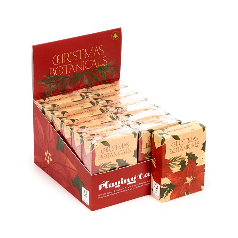 ギャラリービューアに画像をロードする, Christmals botanicals speelkaarten kaartspel