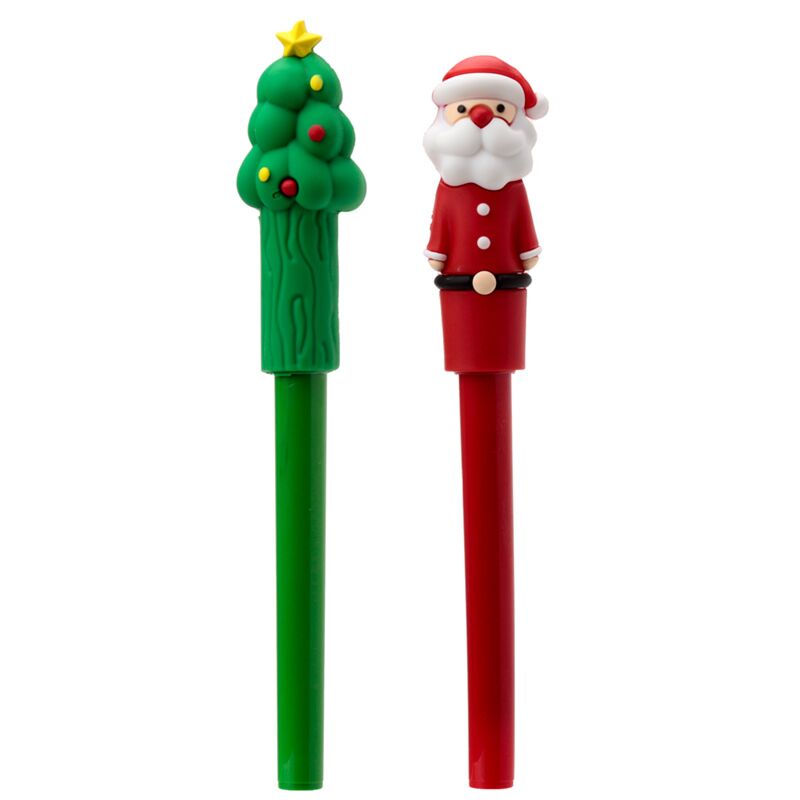 Cargue la imagen en el visor de la galería, Feestelijke kerstmis pvc pen - blauw