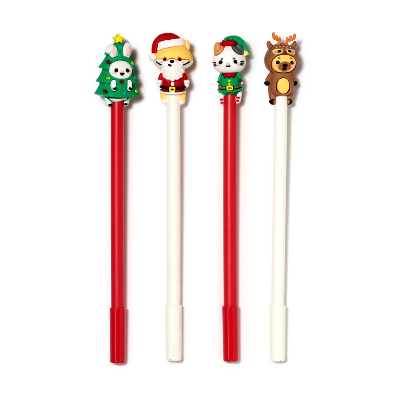 ギャラリービューアに画像をロードする, Kerstmis adoramals fijnschrijver pen - zwart