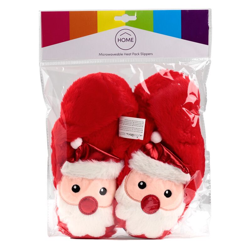 Load image into Gallery viewer, Kerstman magnetron heatpack sloffen (unisex one size)