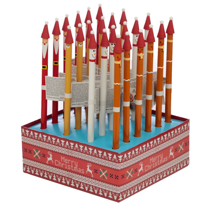 ギャラリービューアに画像をロードする, Kerstmis kerstfiguurtjes potlood