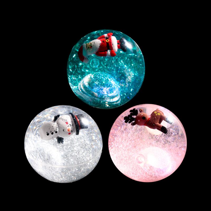 ギャラリービューアに画像をロードする, Jingle kerstmis hoogstuiterende led flitsende stuiterbal