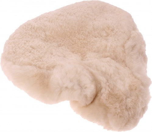 Afbeelding laden in galerijviewer, Zadeldek schapenvacht universeel - beige