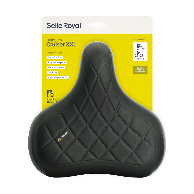 Afbeelding laden in galerijviewer, Selle royal zadel cruiser relaxed xxl uni zwart