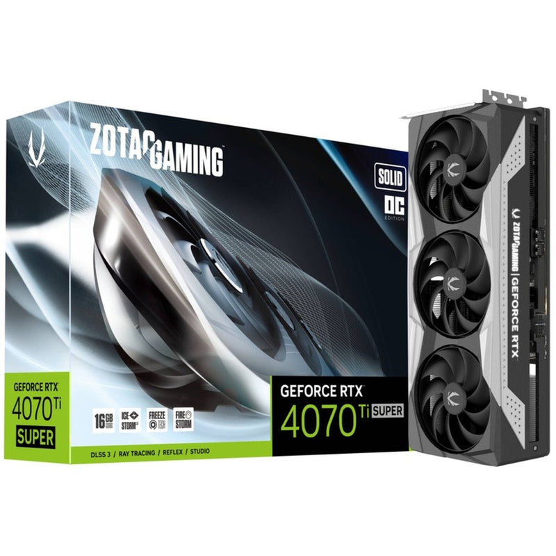 Afbeelding laden in galerijviewer, ZOTAC GeForce RTX 4070 Ti SUPER SOLID OC 16GB