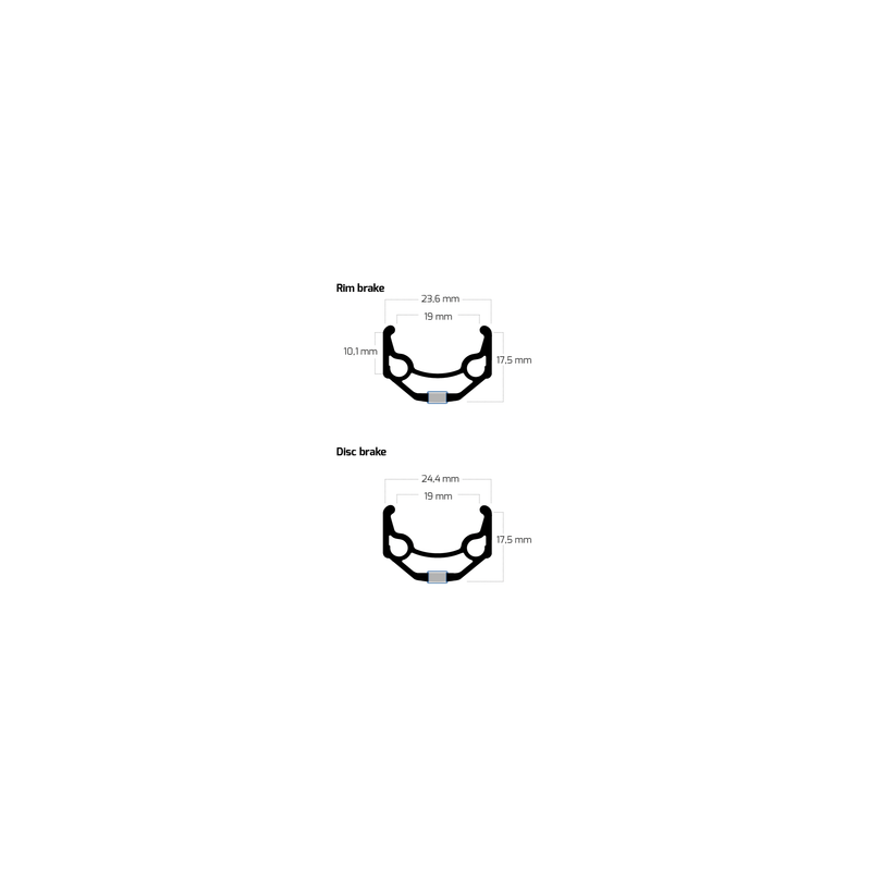 Load image into Gallery viewer, Ryde velg 26 zac19 32 14 zwart cnc