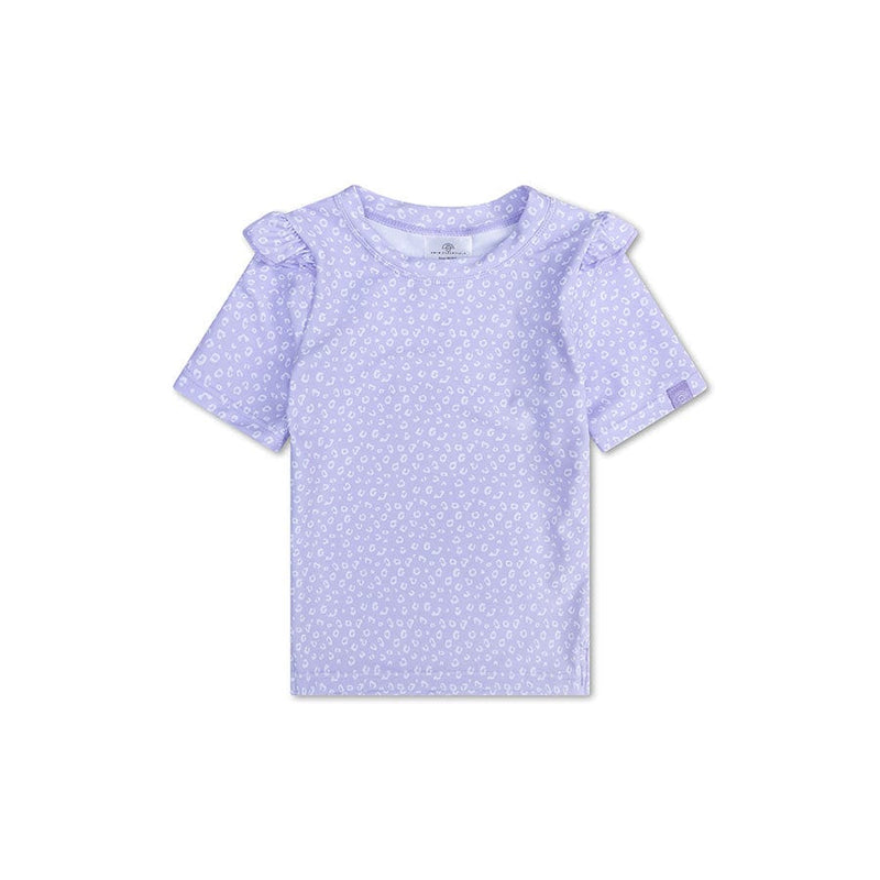 Chargez l'image dans la visionneuse de la galerie, Leopard | lila uv zwemshirt met korte mouwen