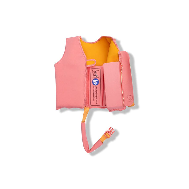 Load image into Gallery viewer, Vivid clash | oranje roze zwemvest 3-6 jaar