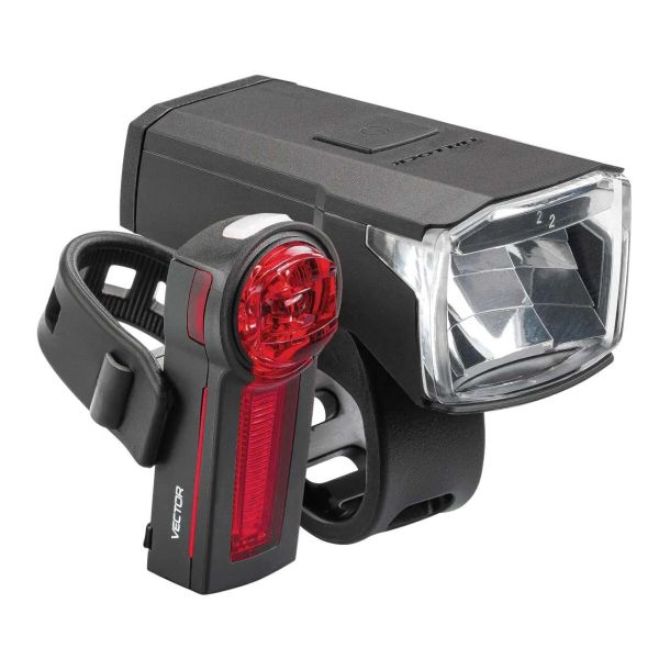 Load image into Gallery viewer, Trelock verlichtingsset ls 440 + ls 740 usb - zwart