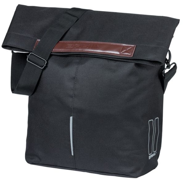 Afbeelding laden in galerijviewer, Basil fietsshopper city mik hooks 14-16l 13 x 29 x 31 cm - zwart
