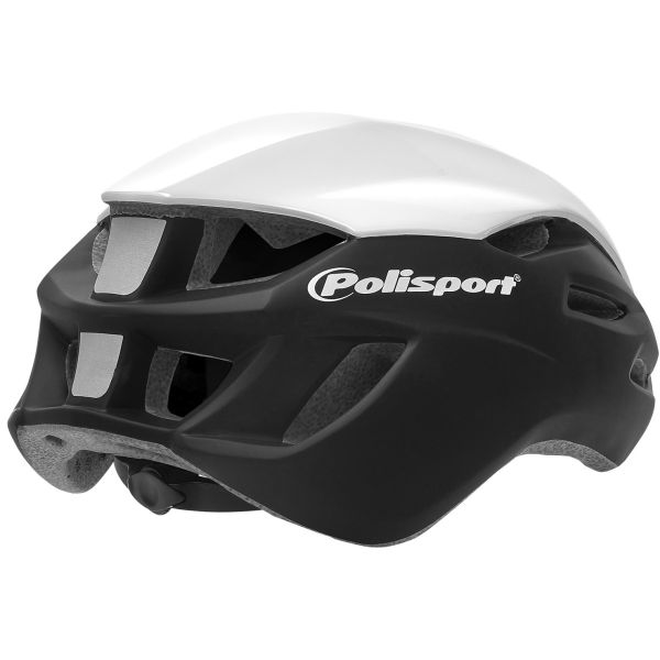 Load image into Gallery viewer, Polisport helm Aero Road mat wit glans wit grijs L 58-61cm