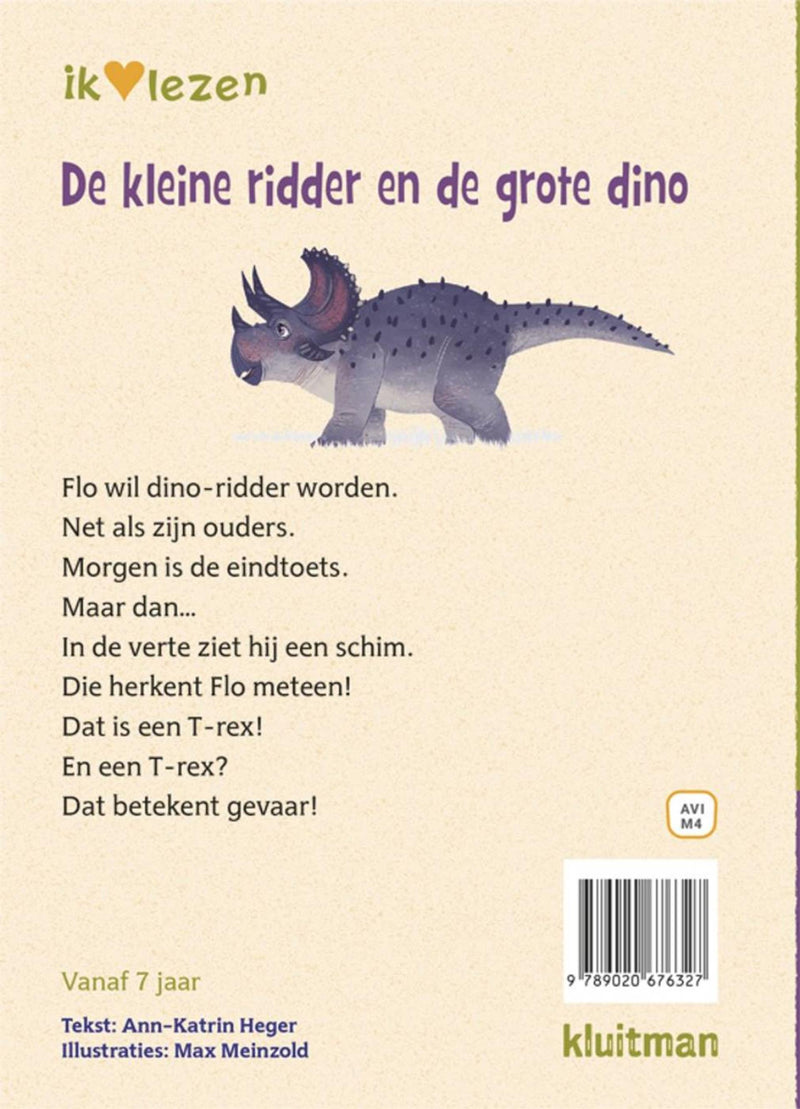 Afbeelding laden in galerijviewer, Kluitman ik hou van lezen - de kleine ridder en de grote dino avi-m4
