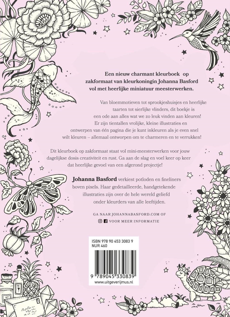 ギャラリービューアに画像をロードする, Kluitman mus creatief - inktrijk - johanna basford - een kleurboek vol mini-meesterwerken