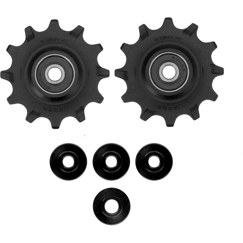 Load image into Gallery viewer, Trivio - derailleurwieltjes 12 12t chromo lagers