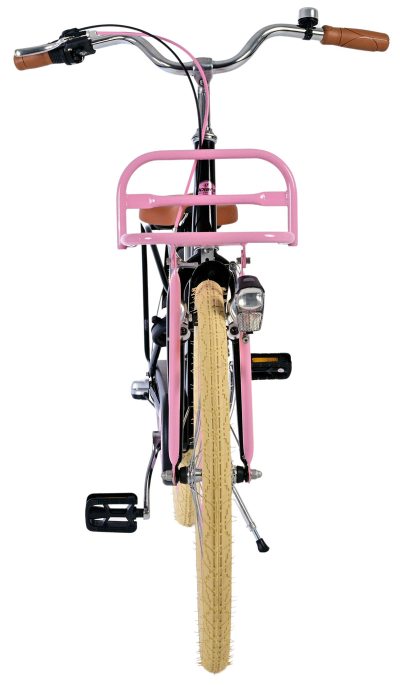 Load image into Gallery viewer, Volare Excellent Kinderfiets - Meisjes - 24 inch - Zwart - 3 Versnellingen