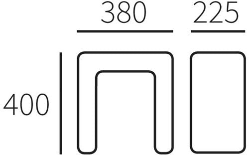 ギャラリービューアに画像をロードする, Allux pakketkast verankering 8002 - zwart