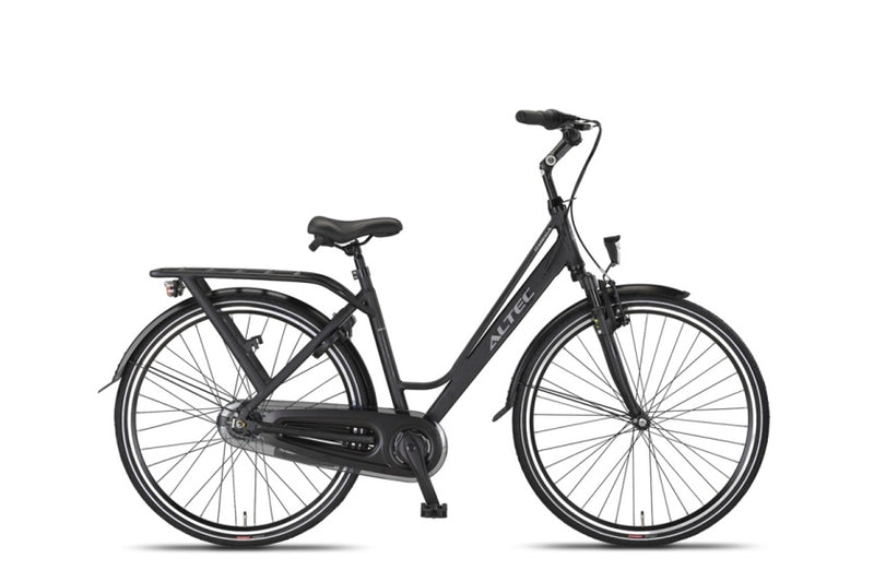 Load image into Gallery viewer, Axa omega 28 inch 50 cm dames 7v rollerbrake matzwart